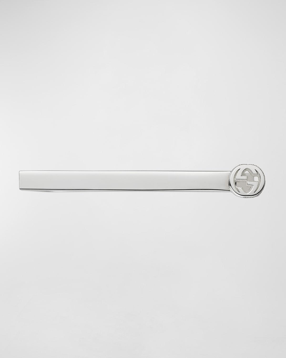 Mens Interlocking G Tie Bar Product Image