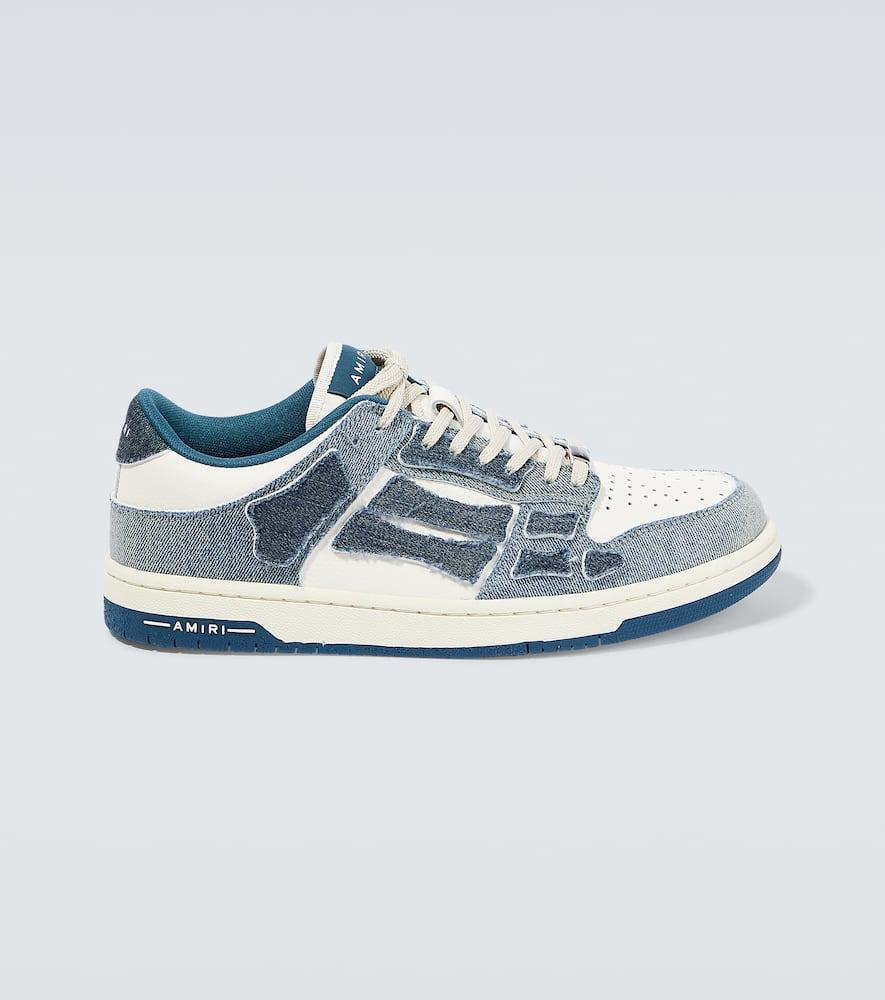 Skeltop Low Shoes In Slate Blue Product Image