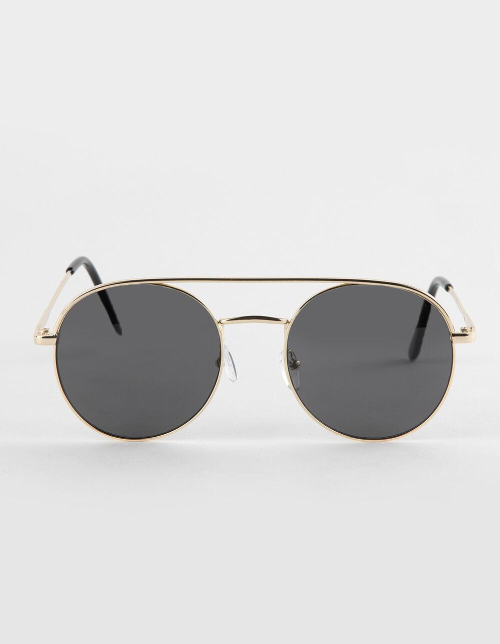 RSQ Retro Metal Round Sunglasses Product Image