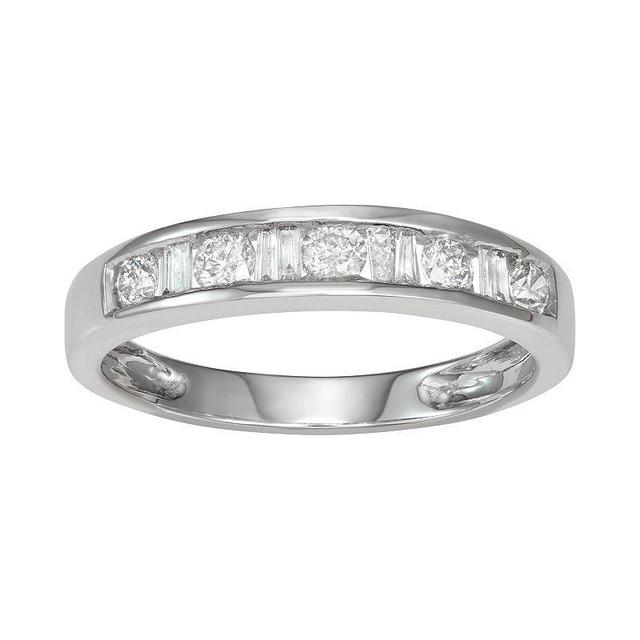 10k White Gold 3/8 Carat T.W. Diamond Ring, Womens 10k Whgold Product Image