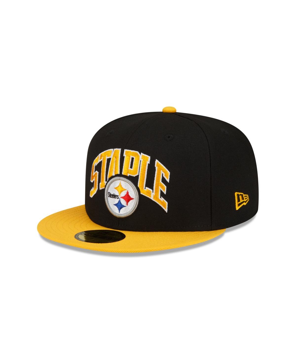 Mens New Era X Staple Black Pittsburgh Steelers Pigeon 59Fifty Fitted Hat - Black Product Image