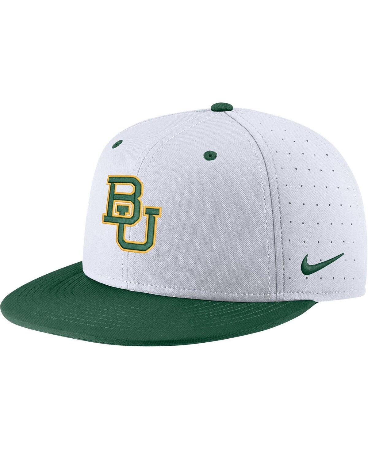 Mens Nike White Baylor Bears Aero True Baseball Performance Fitted Hat Product Image