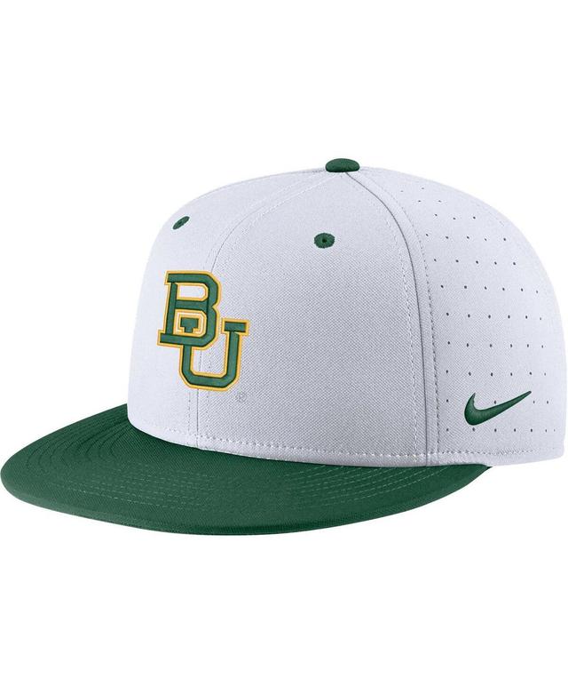 Mens Nike White Baylor Bears Aero True Baseball Performance Fitted Hat Product Image