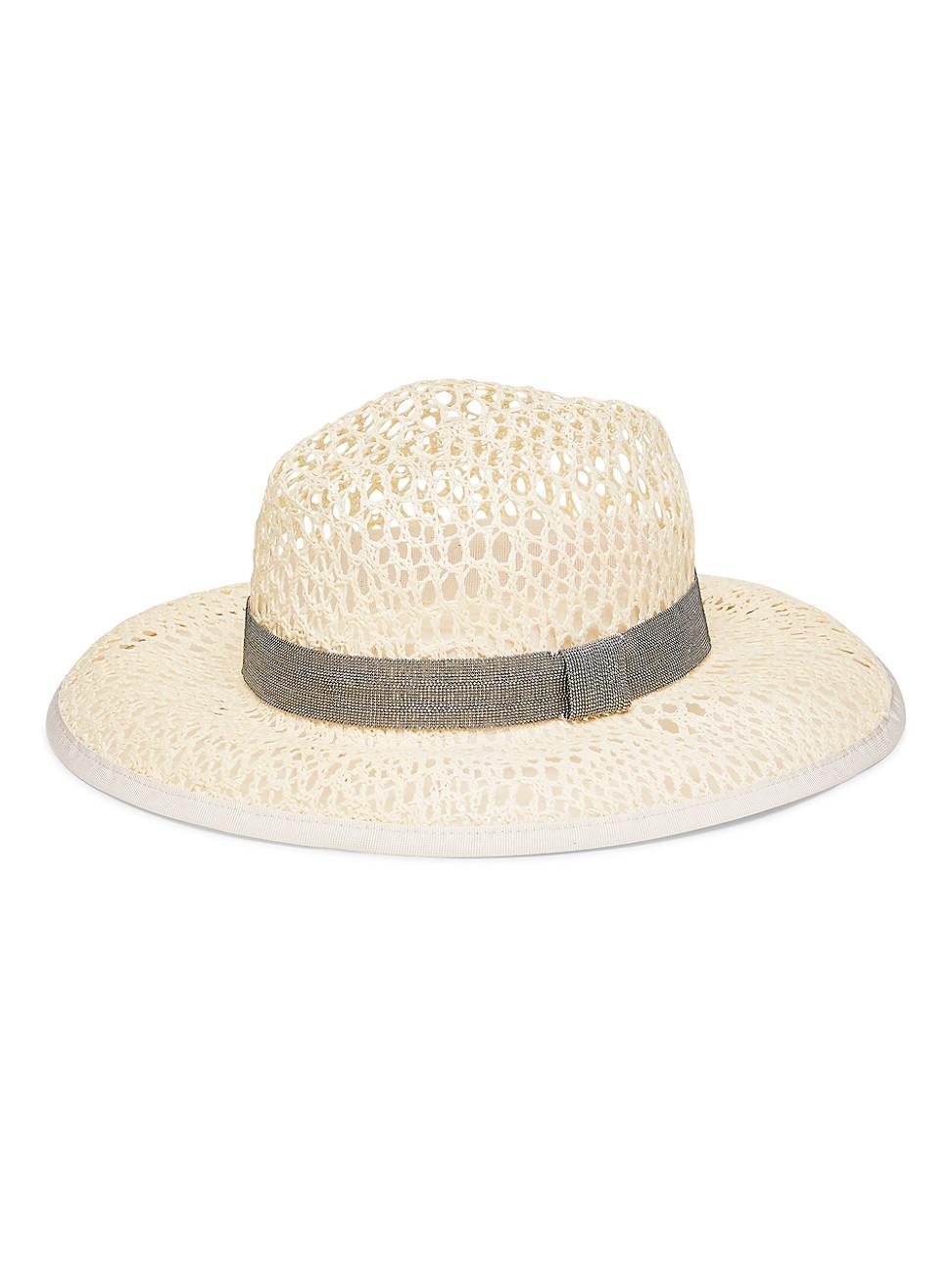 Womens Straw Hat with Precious Band product image