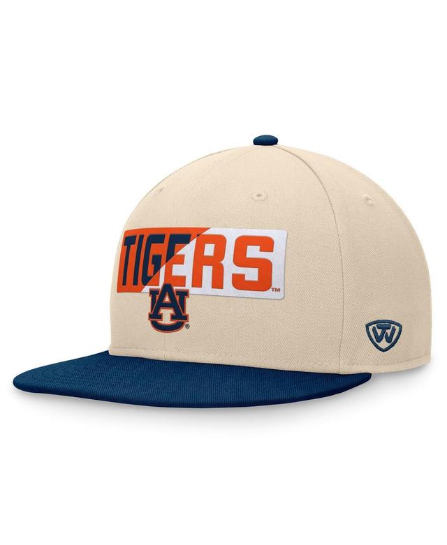 Top of the World Mens Khaki Auburn Tigers Goalaso Snapback Hat - Khaki Product Image