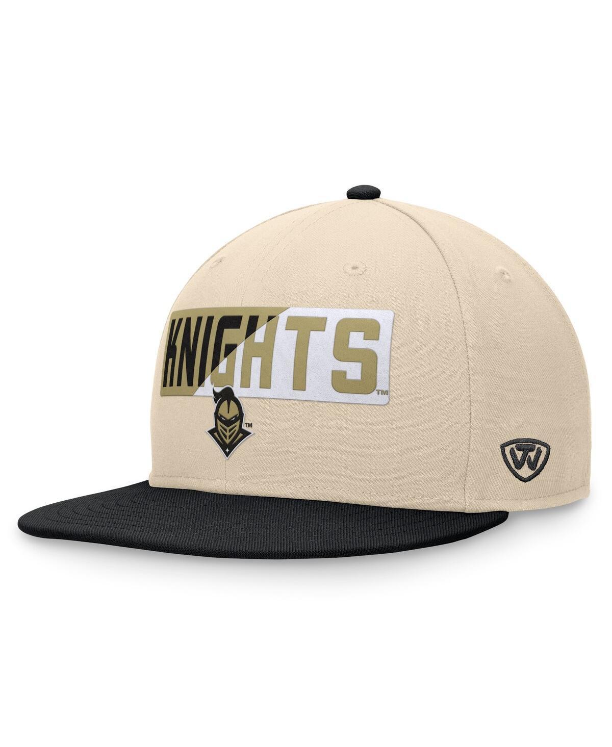 Top of the World Mens Khaki Ucf Knights Goalaso Snapback Hat - Khaki Product Image