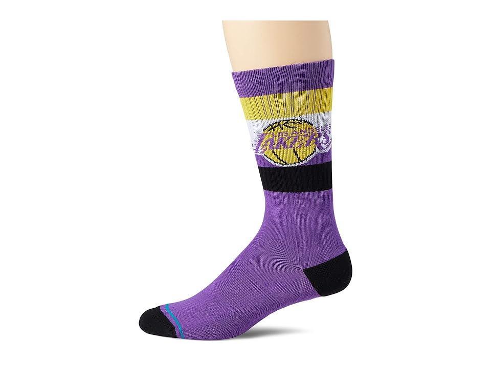 Stance Lakers St Crew Crew Cut Socks Shoes Product Image