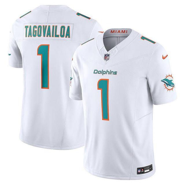 Mens Nike Tua Tagovailoa Miami Dolphins Vapor F.U.S.E. Limited Jersey Product Image