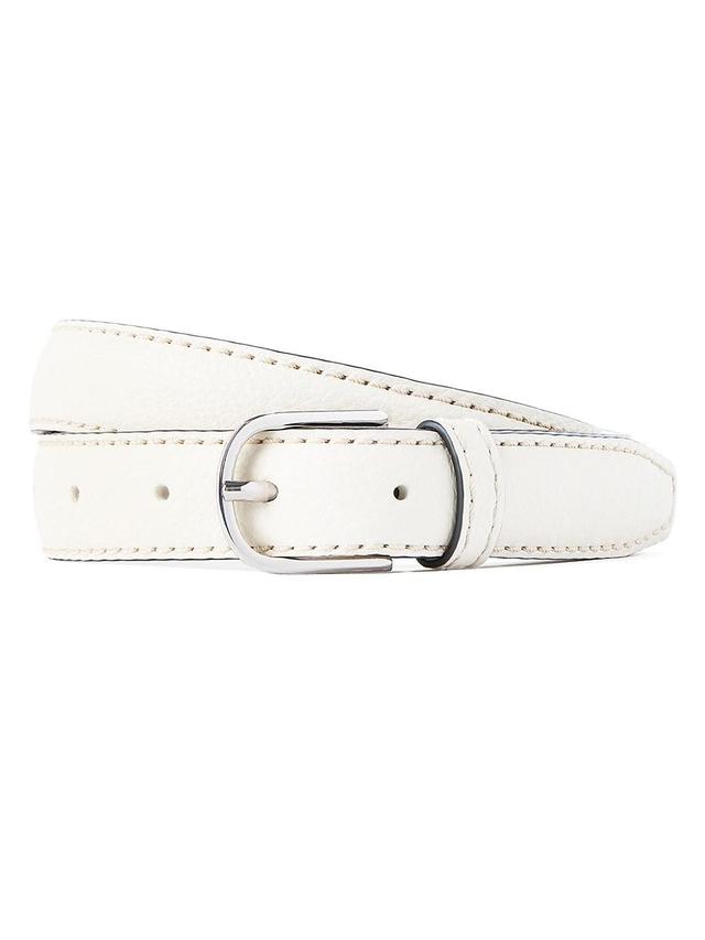 Womens Slim Trouser Leather Belt Product Image