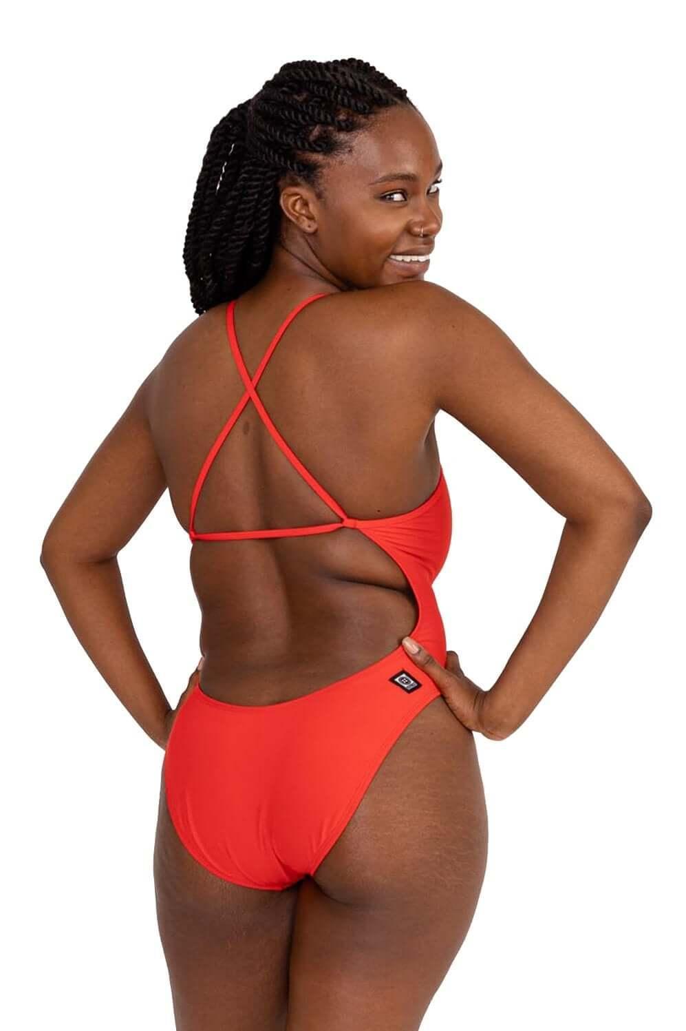 Brandon 2 Swim Onesie - Strawberry Female Product Image