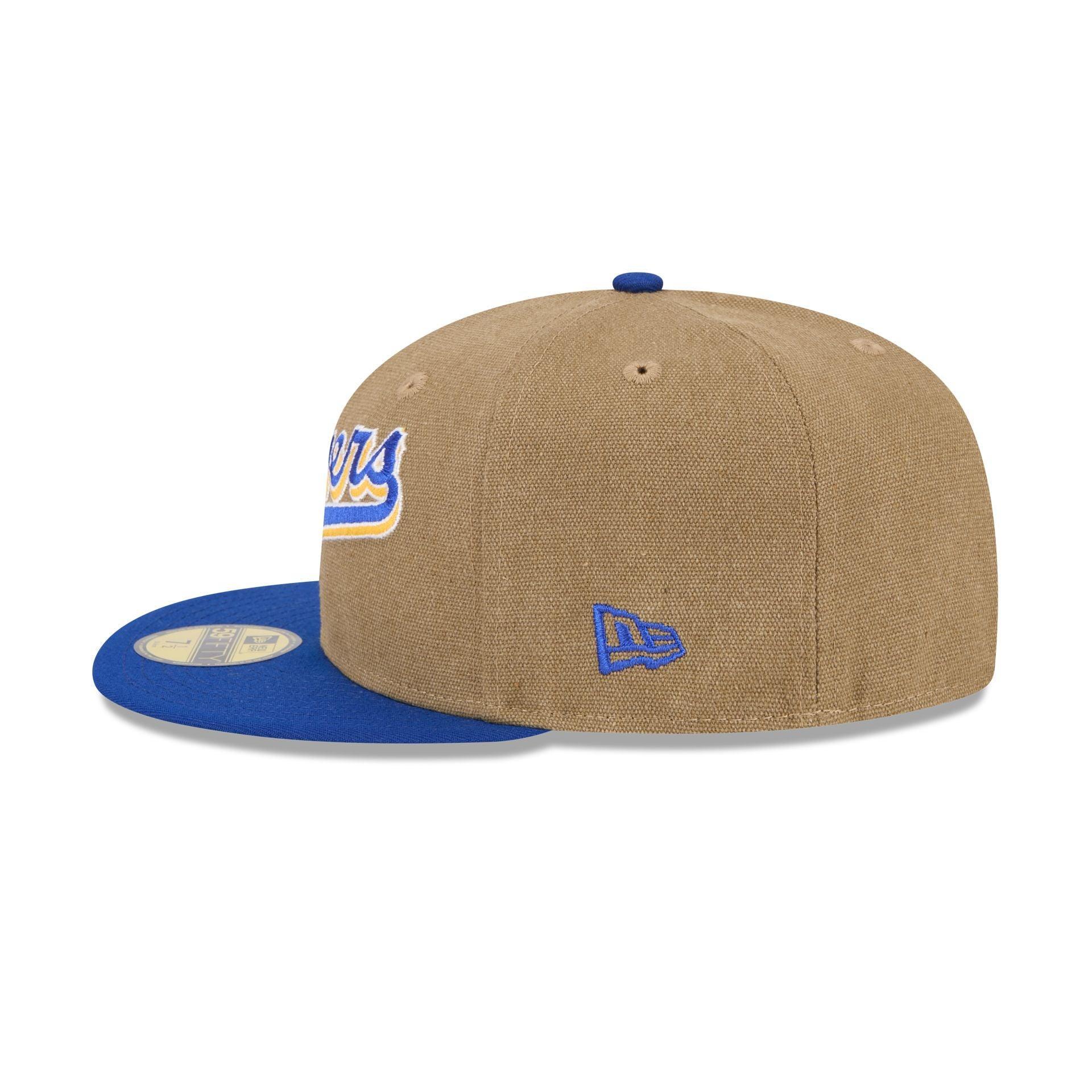 New York Mets Canvas Crown 59FIFTY Fitted Hat Male Product Image