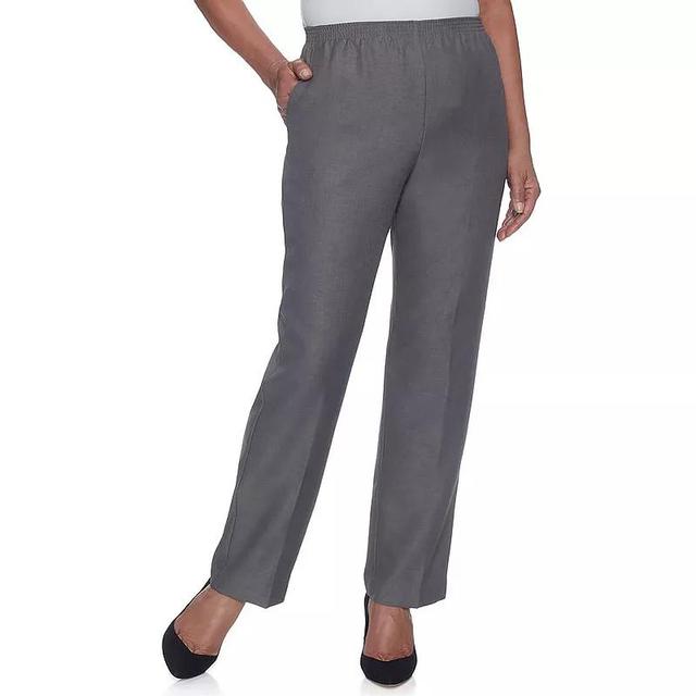 Womens Alfred Dunner Pull-On Straight-Leg Pants Product Image