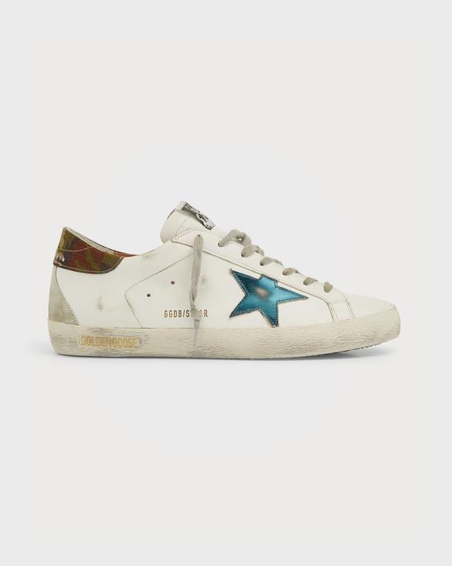 Men's Super-Star Leather Low-Top Sneakers Product Image