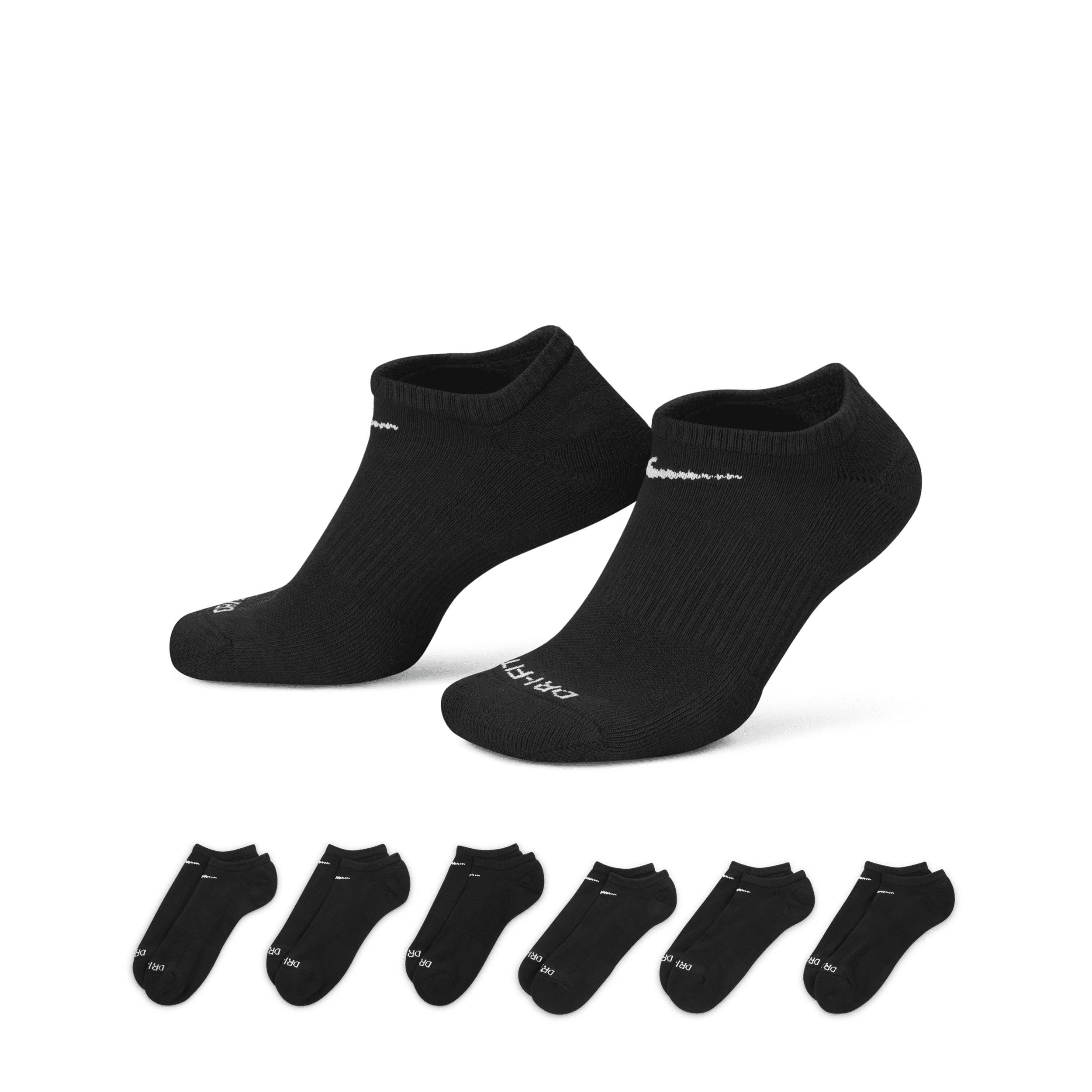 Nike Mens Nike 6 Pack Dri-FIT Plus No Show Socks - Mens Product Image