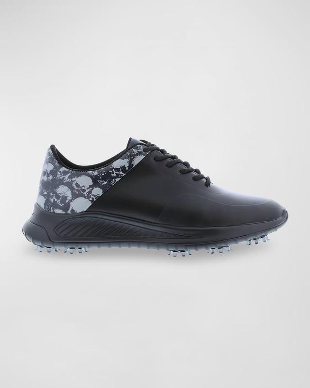 Men's Austwell Leather Golf Sneakers w/ Spikes Product Image