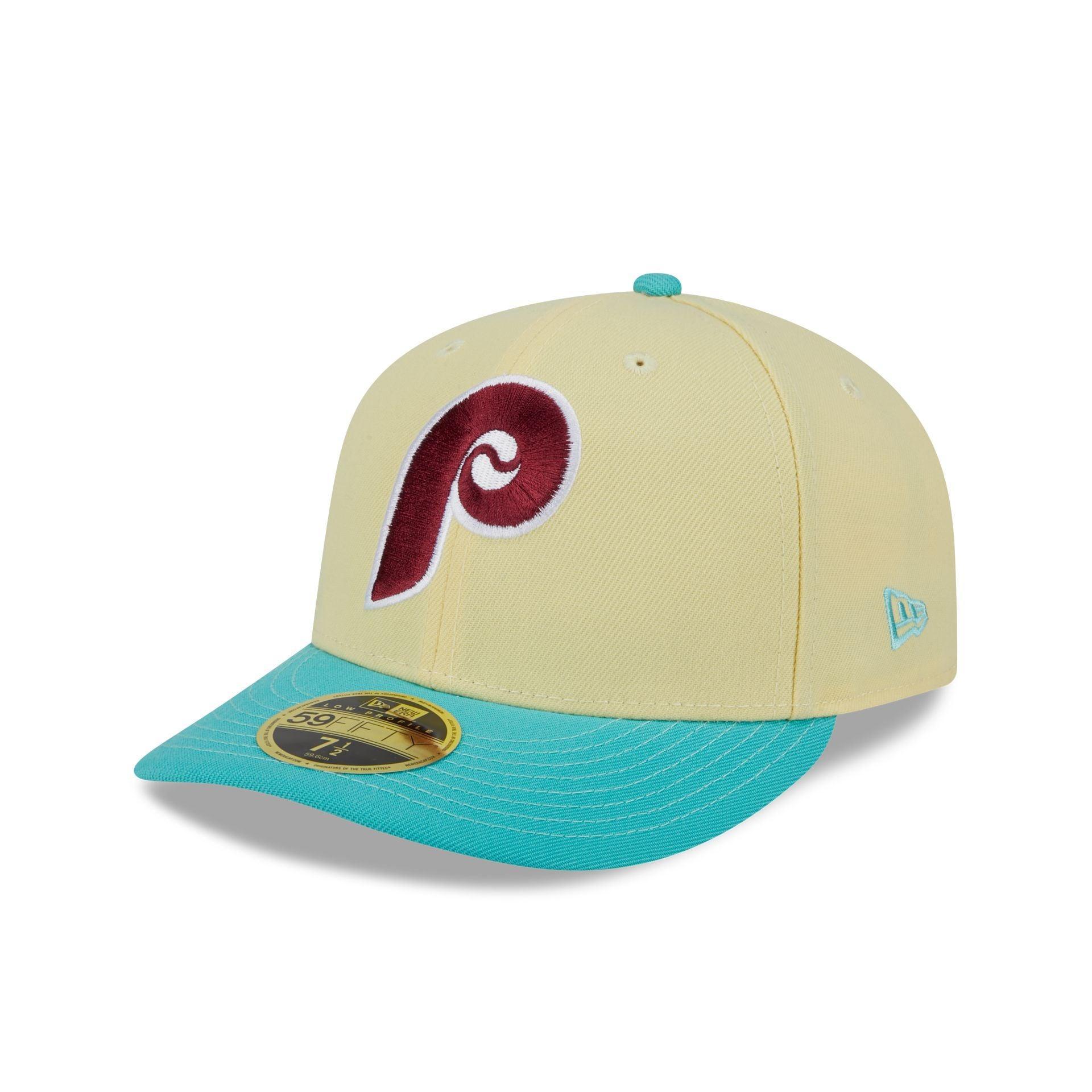 Philadelphia Phillies Soft Yellow Low Profile 59FIFTY Fitted Hat Male Product Image