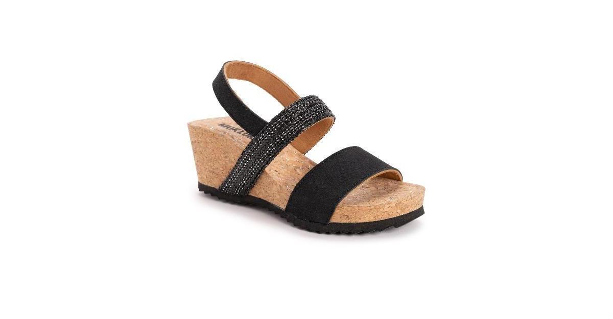 MUK LUKS Wendy Womens Wedge Sandals Product Image