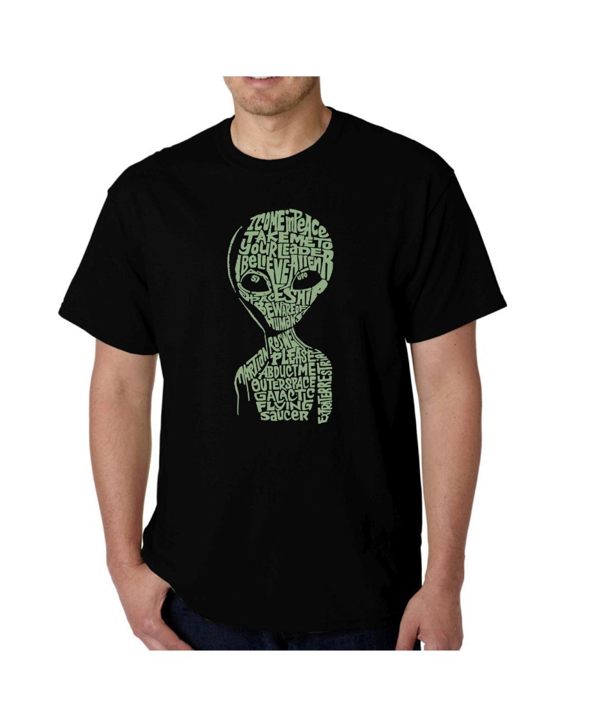 La Pop Art Mens Word Art T-Shirt - Area 51 Product Image