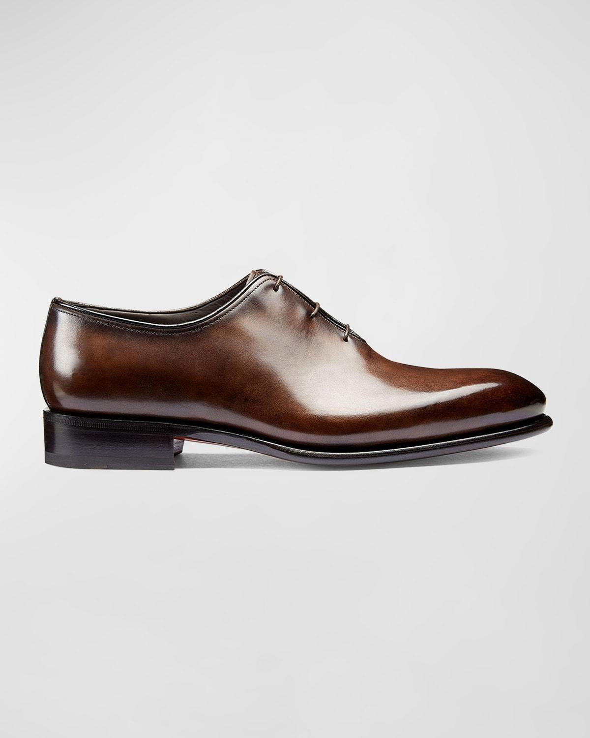 Mens Carter Burnished Leather Oxfords Product Image