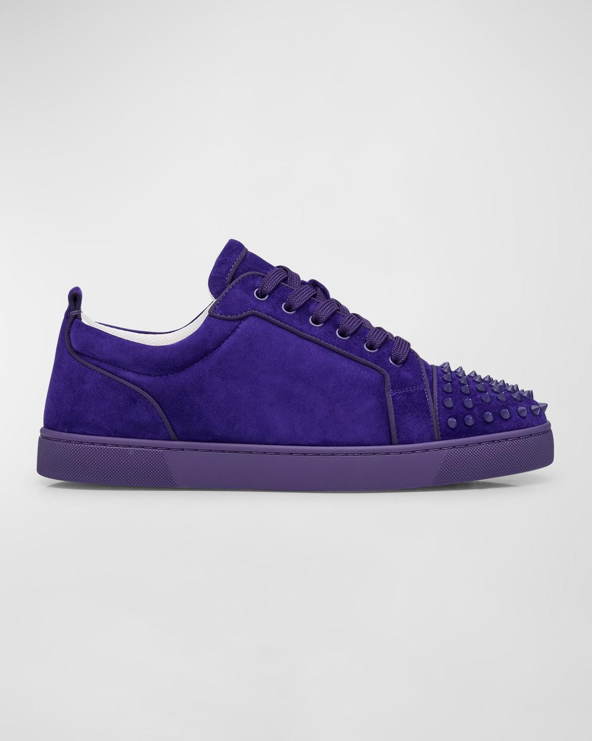 Mens Louis Junior Spikes Low-Top Suede Sneakers Product Image