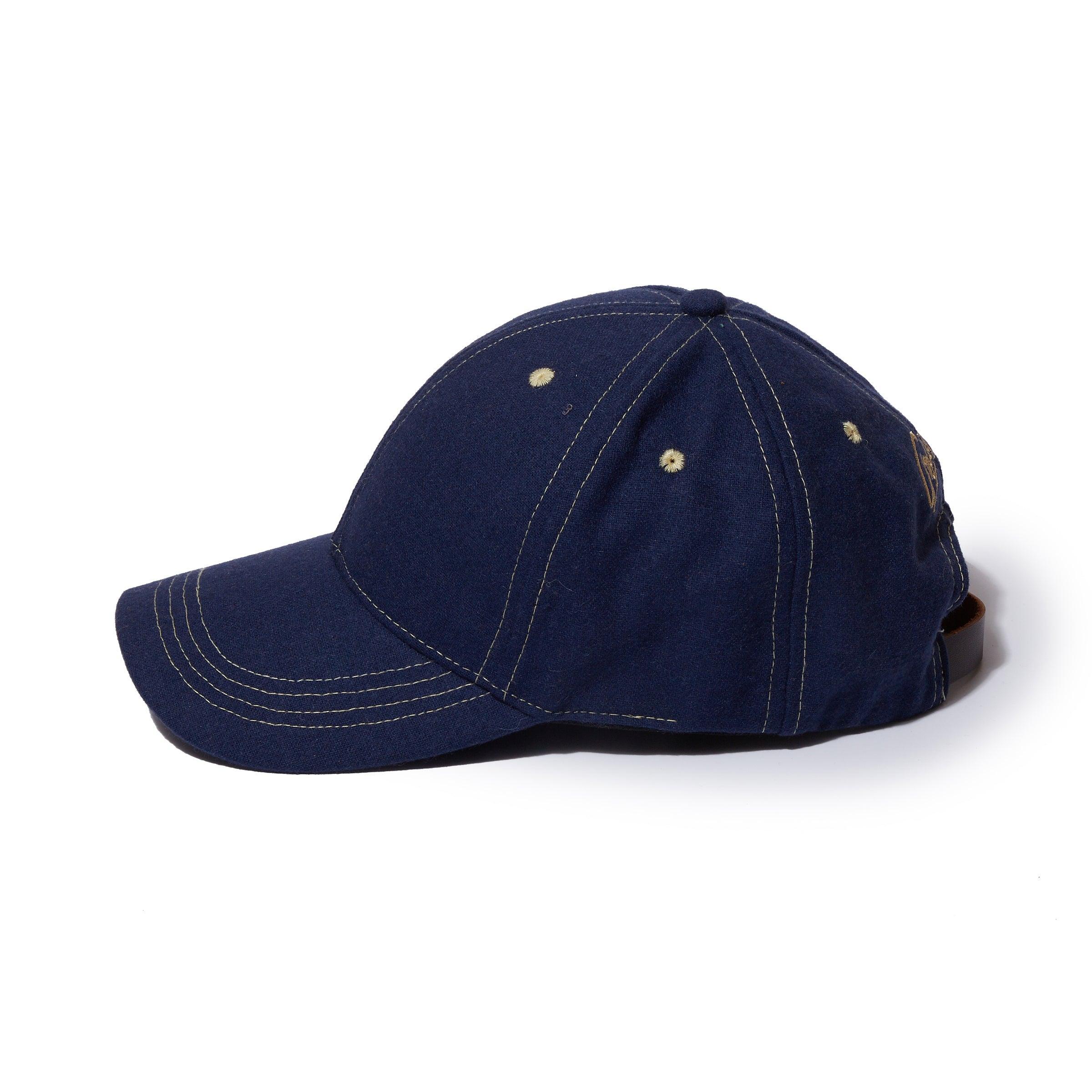 Grayers Logo Wool Baseball Cap - Deep Blue Product Image