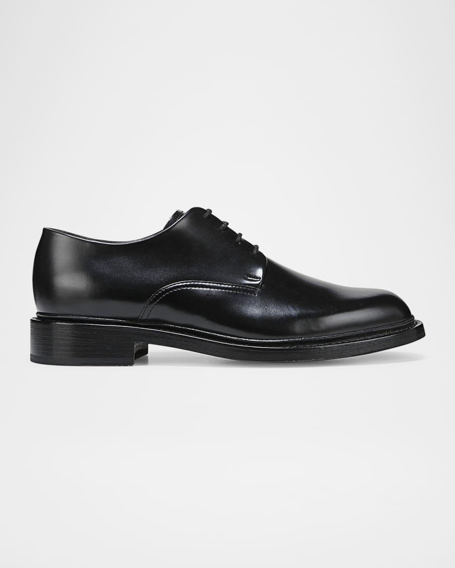 Vince Mens Davies Black Leather Oxford Shoes Product Image