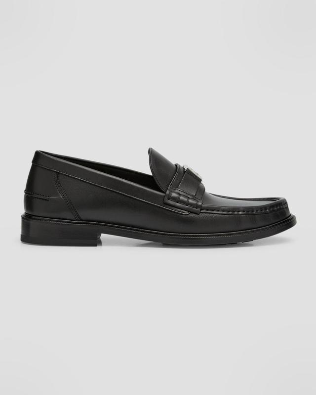 Mens Tonal FF-Monogram Leather Loafers Product Image