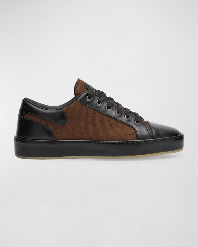 Men's Nevada Textile and Leather Low-Top Sneakers Product Image