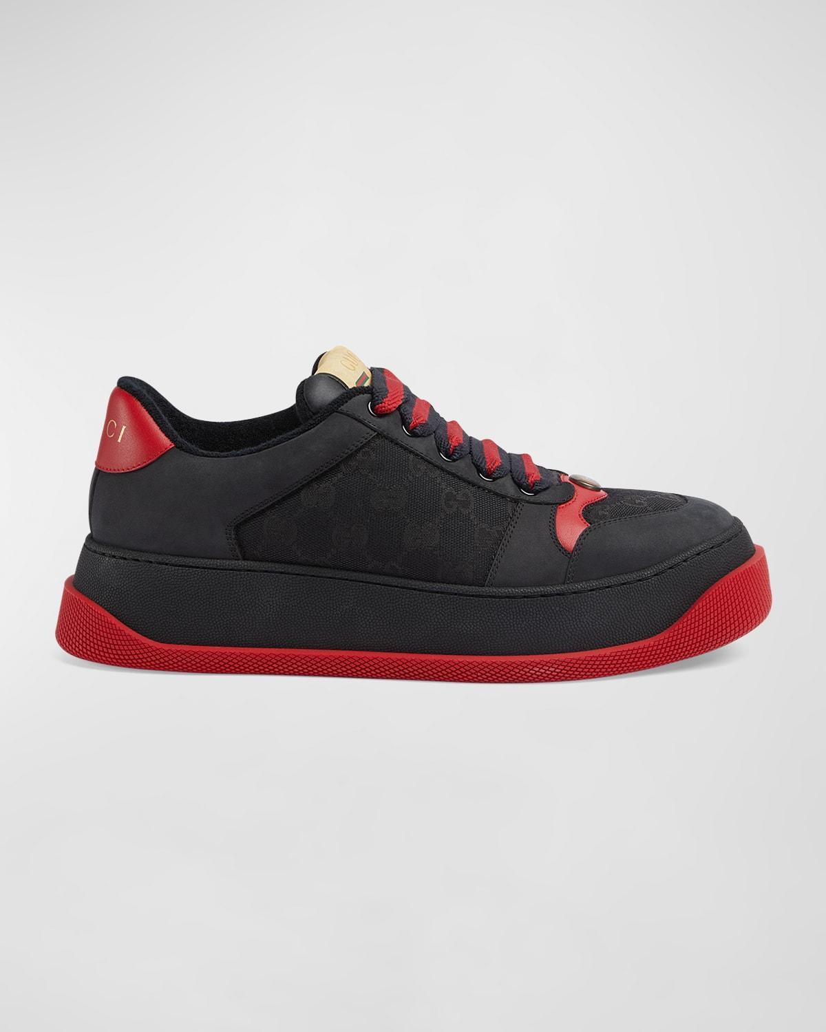 Men's Double Screener Canvas Low-Top Sneakers Product Image