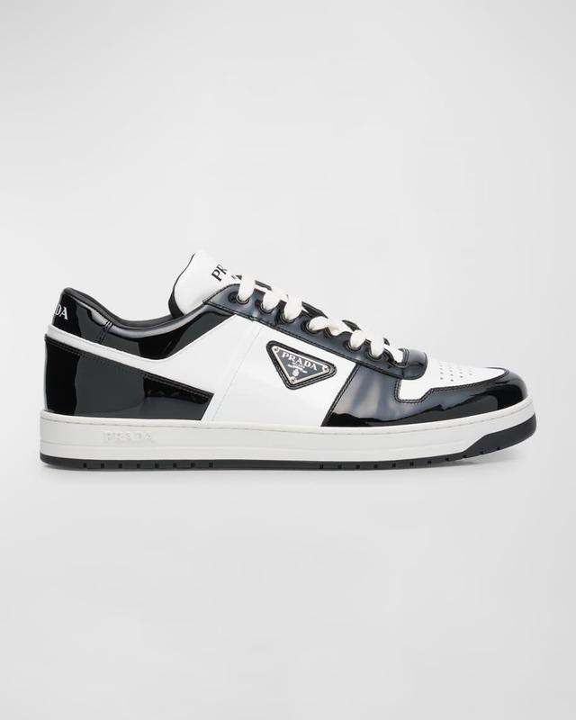 Men's Downtown Patent Leather Low-Top Sneakers Product Image