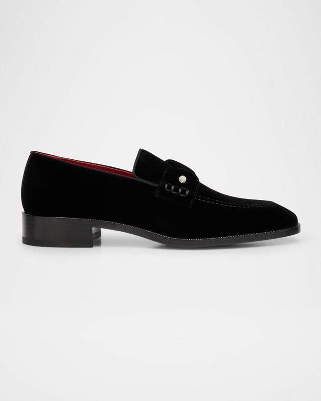 Men's Chambelimoc Night Strass Velvet Loafers Product Image