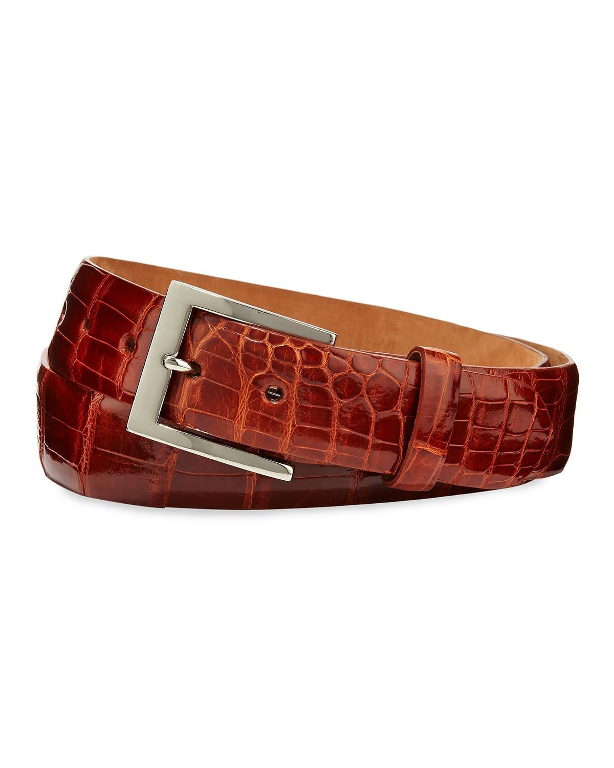 Mens American Alligator Belt Product Image