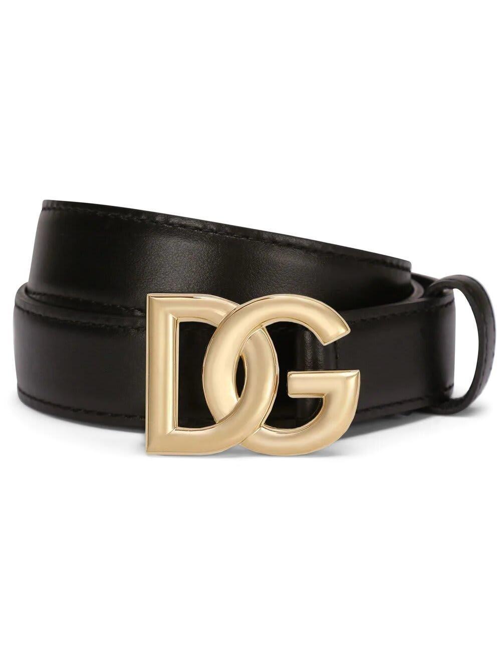 Women's Logo Buckle Belt In Black Product Image