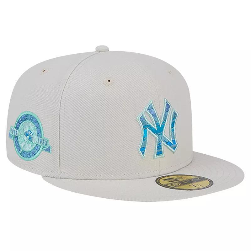 Mens New Era Khaki New York Yankees Stone Mist 59FIFTY Fitted Hat Product Image