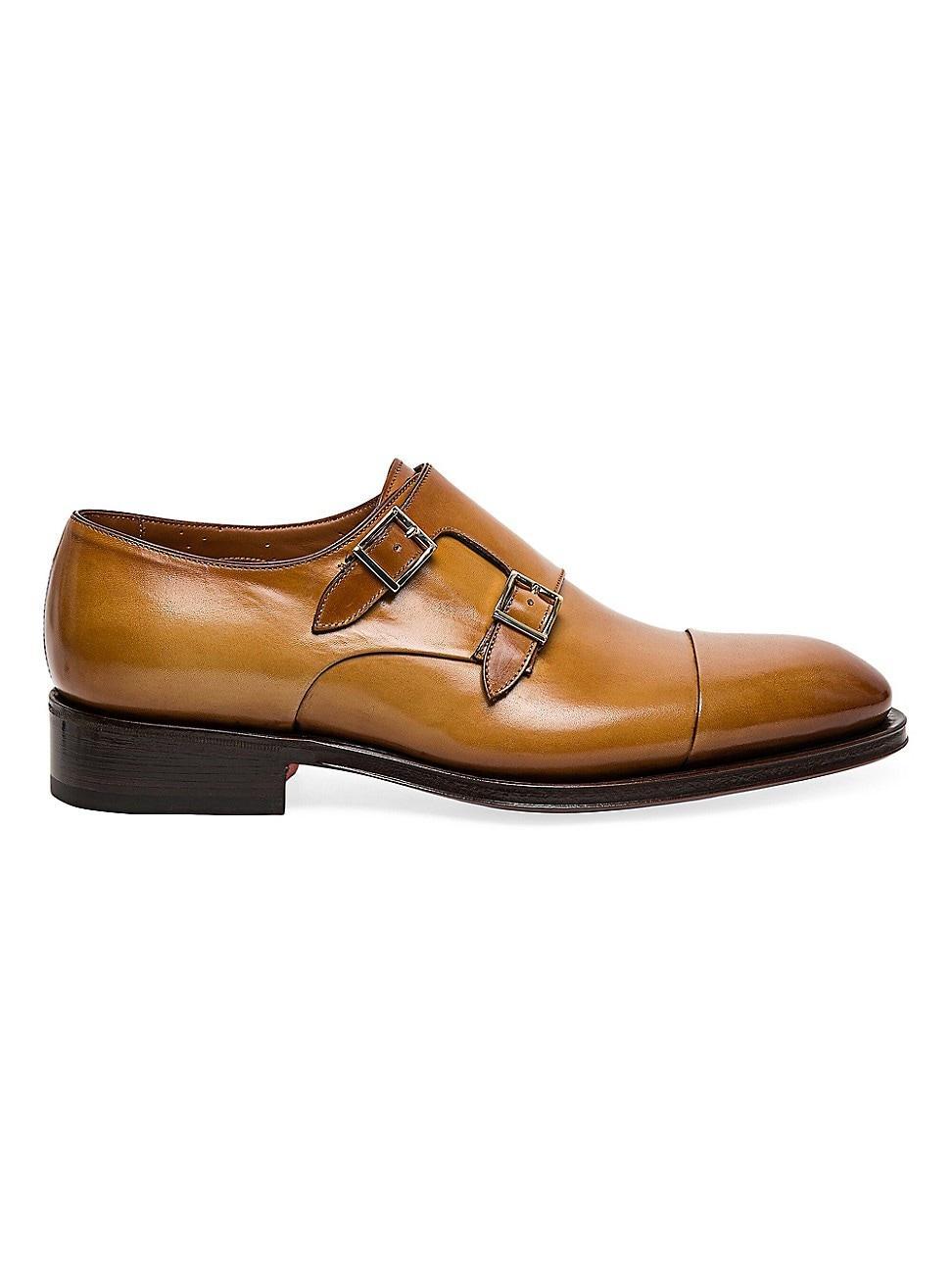 Mens Ira Double Monk Strap Leather Dress Shoes Product Image