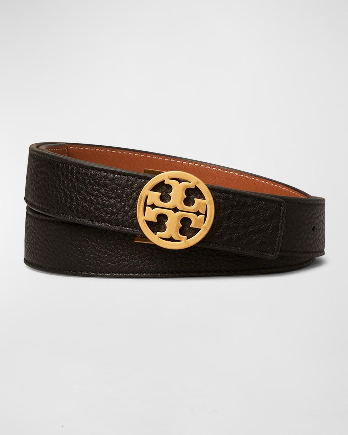 Tory Burch Logo Reversible Leather Belt Product Image