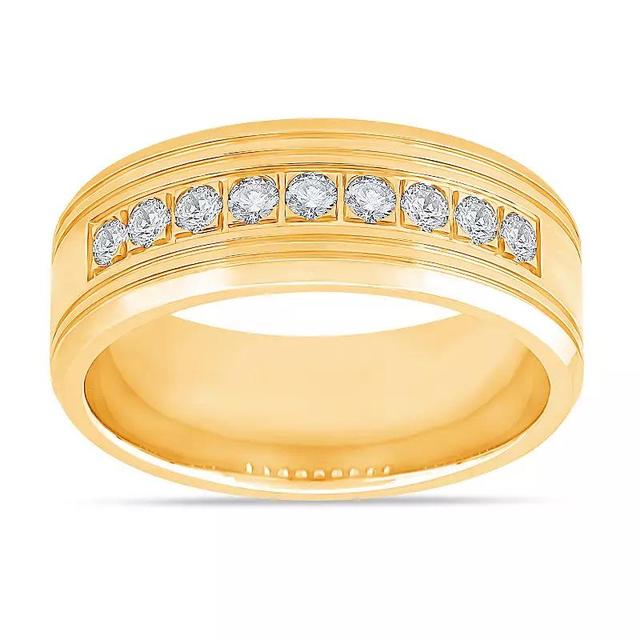 Galaxie Solaire 10k Gold 3/8 Carat T.W. Lab-Grown Diamond Mens Ring Product Image