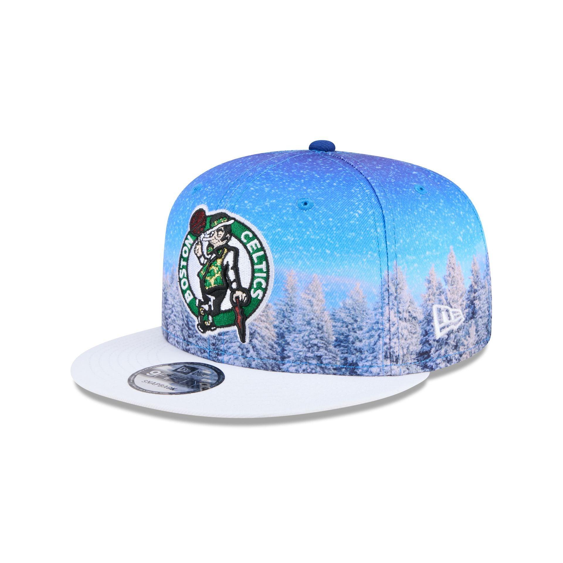 Boston Celtics Winter Photoreal 9FIFTY Snapback Hat Male Product Image