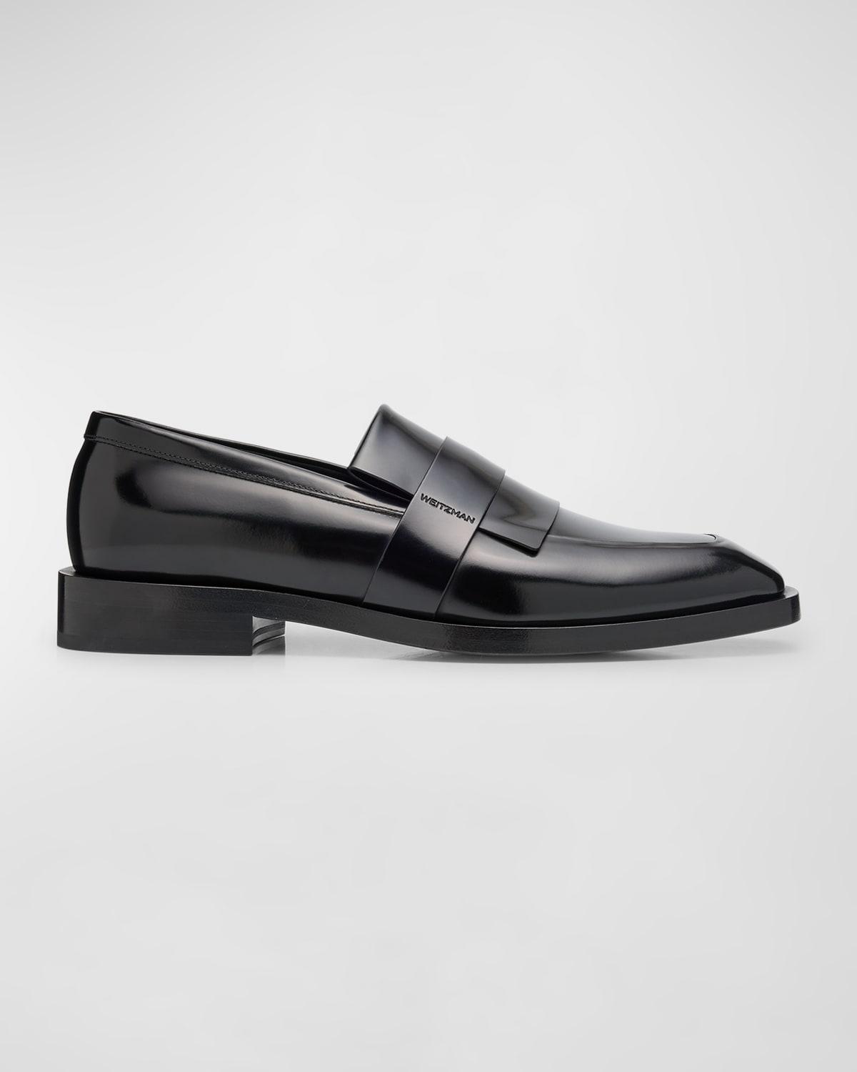 Mens Royce Kiltie Brushed Leather Penny Loafers Product Image