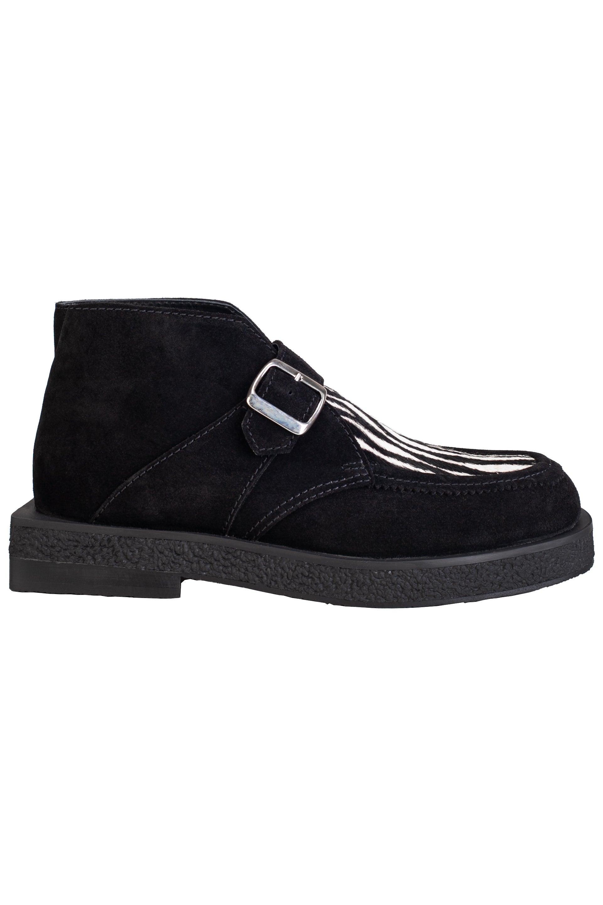 Gangan Boot - Black & White Male Product Image