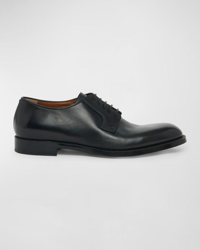 Men's Leather Lace-Up Derby Loafers Product Image