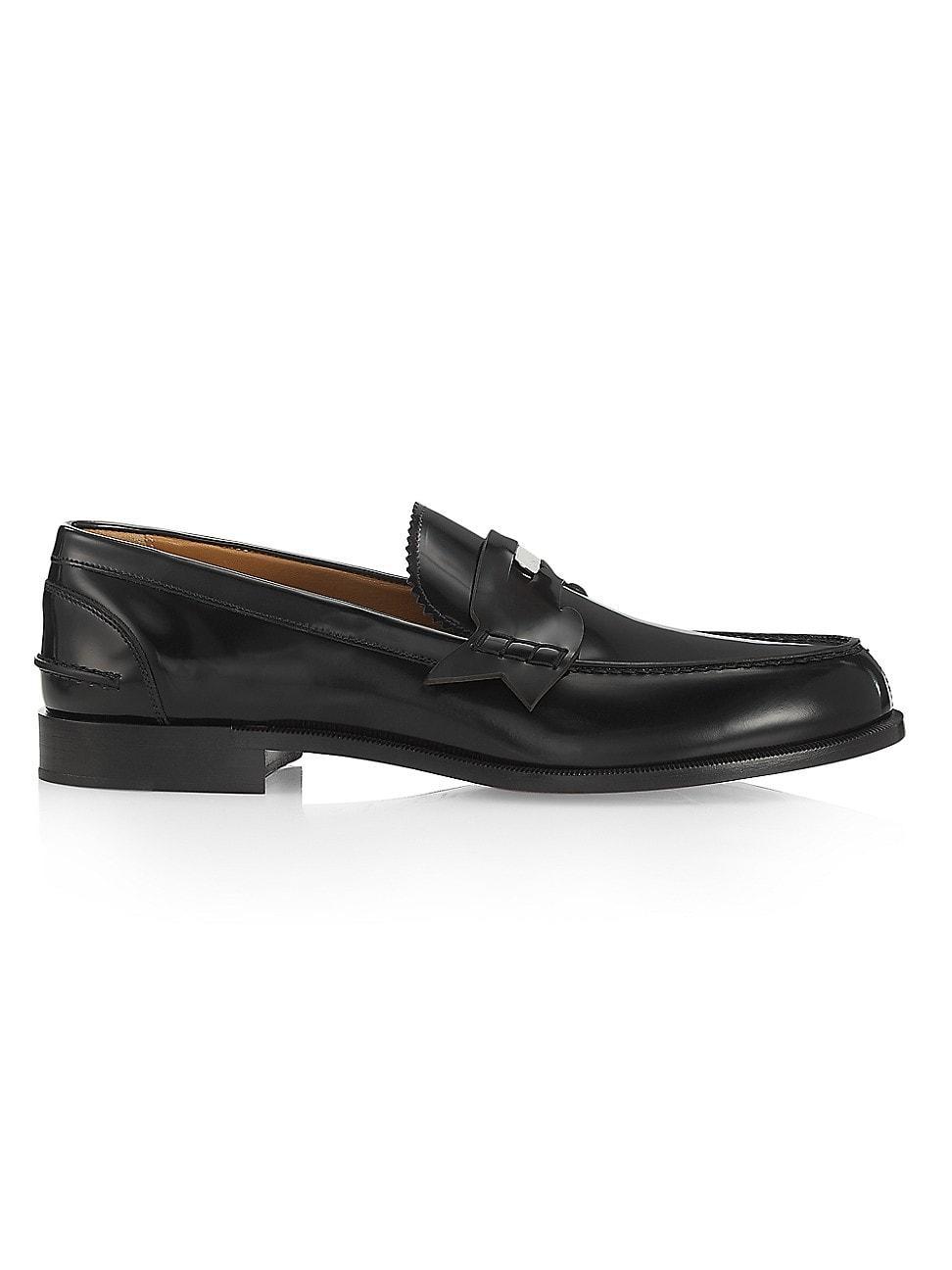 Mens Penny Leather Loafers Product Image