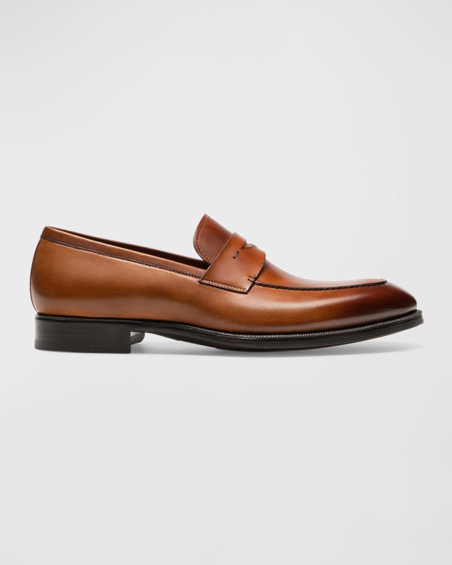 Men's Garner Leather Penny Loafers Product Image