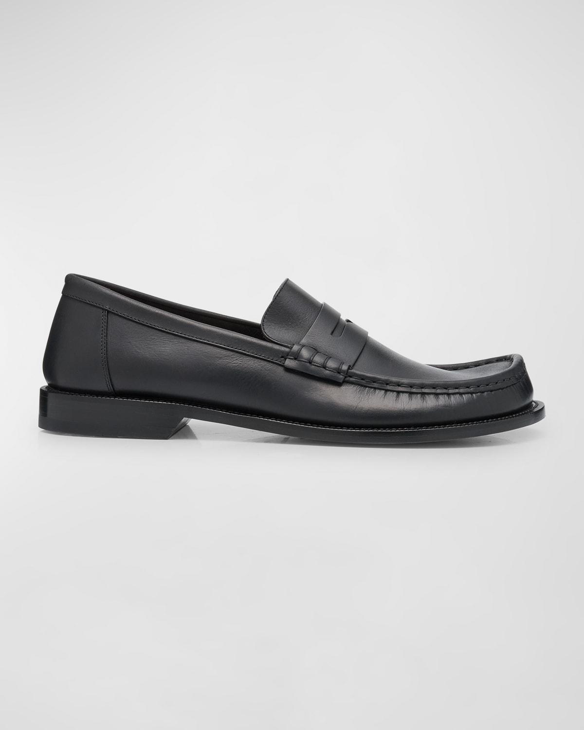 Men's Campo Leather Penny Loafers Product Image