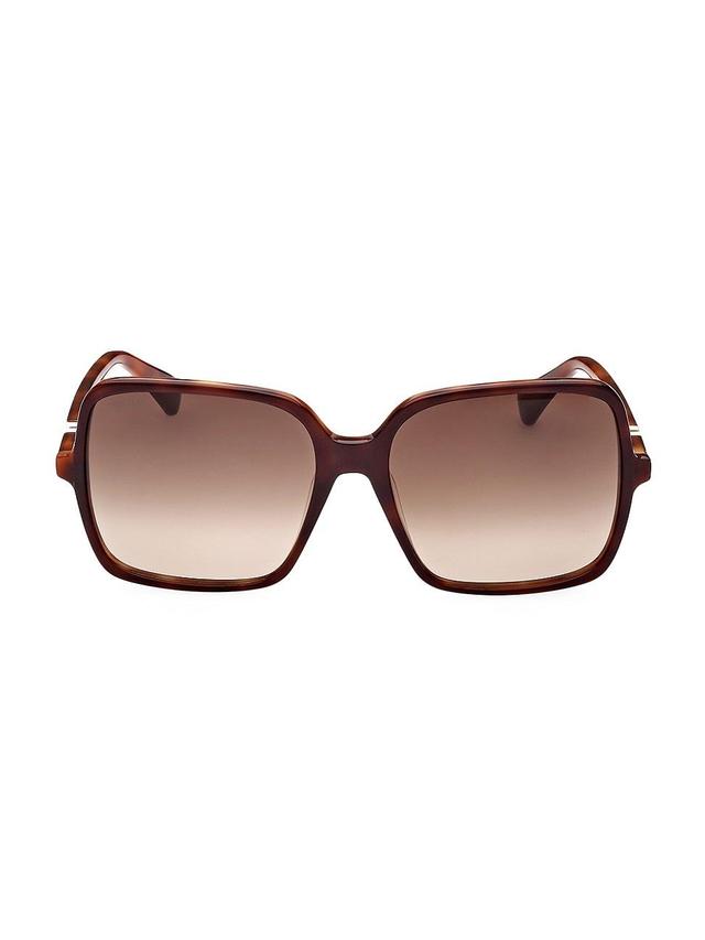 Womens 60MM Square Sunglasses Product Image