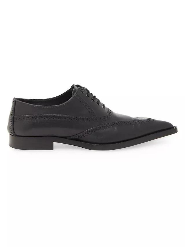 Point Toe Leather Dress Shoes Product Image