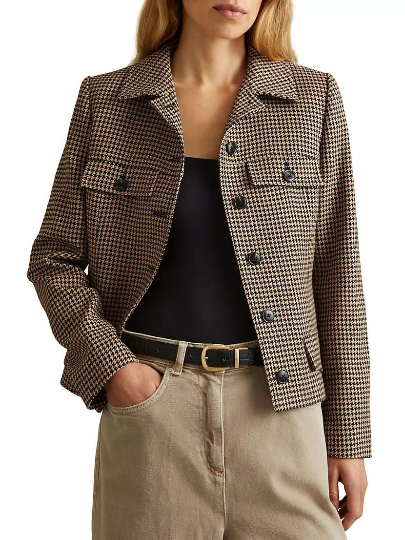 Lena Houndstooth Check Jacket Product Image