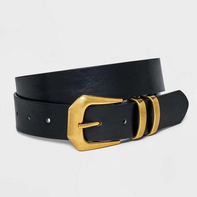 Womens Sculpted Metal Buckle Belt - Universal Thread Product Image