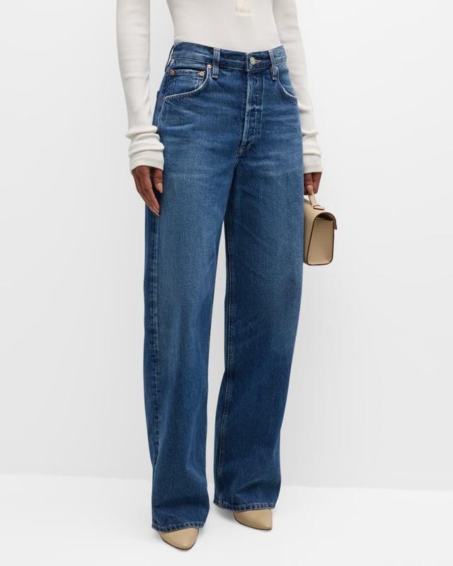 Ayla Baggy Cropped Jeans Product Image