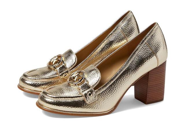 MICHAEL Michael Kors Rory Heeled Loafer (Pale ) Women's Shoes Product Image